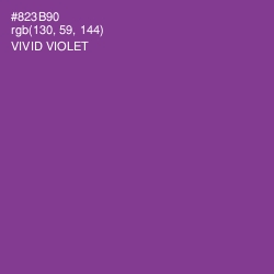 #823B90 - Vivid Violet Color Image