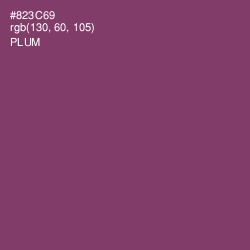 #823C69 - Plum Color Image