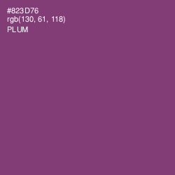 #823D76 - Plum Color Image