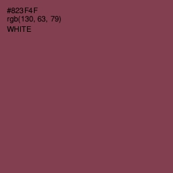 #823F4F - Solid Pink Color Image