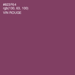 #823F64 - Vin Rouge Color Image