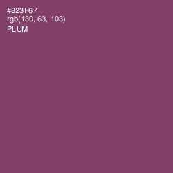 #823F67 - Plum Color Image