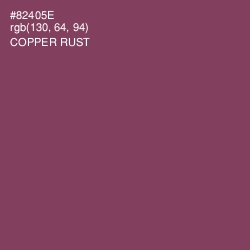 #82405E - Copper Rust Color Image
