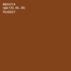 #82421A - Russet Color Image