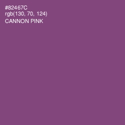 #82467C - Cannon Pink Color Image