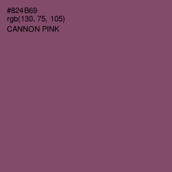 #824B69 - Cannon Pink Color Image