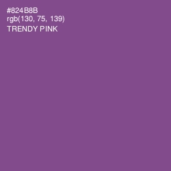 #824B8B - Trendy Pink Color Image