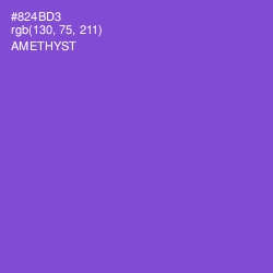 #824BD3 - Amethyst Color Image