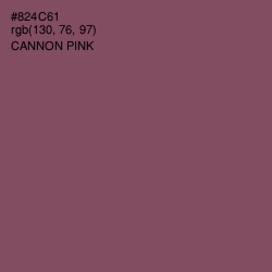 #824C61 - Cannon Pink Color Image