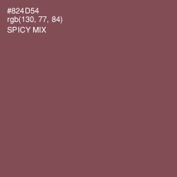 #824D54 - Spicy Mix Color Image