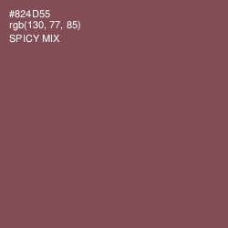 #824D55 - Spicy Mix Color Image