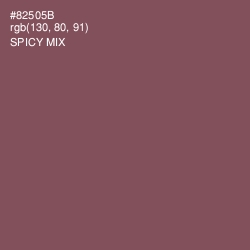 #82505B - Spicy Mix Color Image