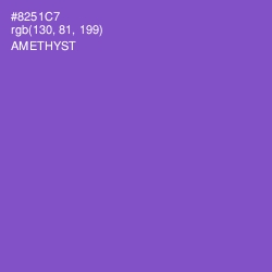 #8251C7 - Amethyst Color Image