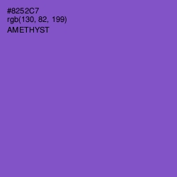 #8252C7 - Amethyst Color Image