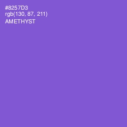 #8257D3 - Amethyst Color Image