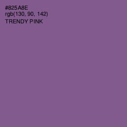 #825A8E - Trendy Pink Color Image