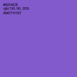 #825ACB - Amethyst Color Image