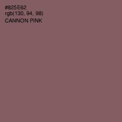 #825E62 - Cannon Pink Color Image