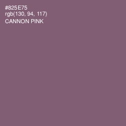 #825E75 - Cannon Pink Color Image