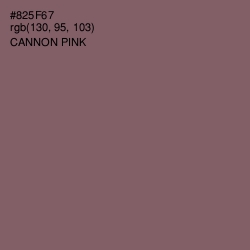 #825F67 - Cannon Pink Color Image