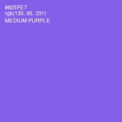 #825FE7 - Medium Purple Color Image