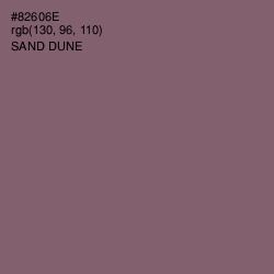 #82606E - Sand Dune Color Image