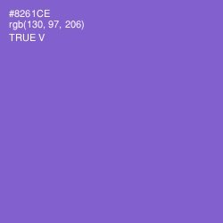 #8261CE - True V Color Image