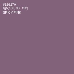 #82627A - Spicy Pink Color Image