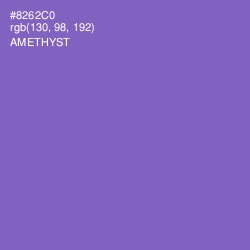 #8262C0 - Amethyst Color Image