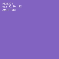 #8263C1 - Amethyst Color Image