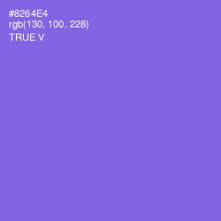 #8264E4 - True V Color Image