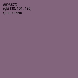 #82657D - Spicy Pink Color Image