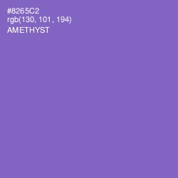 #8265C2 - Amethyst Color Image