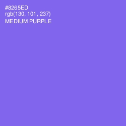 #8265ED - Medium Purple Color Image
