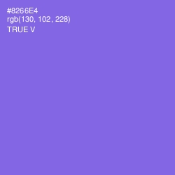 #8266E4 - True V Color Image