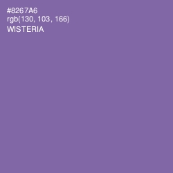 #8267A6 - Wisteria Color Image
