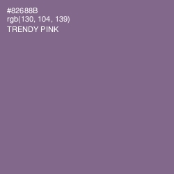 #82688B - Trendy Pink Color Image