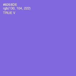 #8268DE - True V Color Image