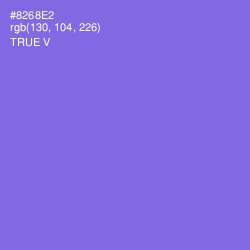 #8268E2 - True V Color Image