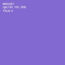 #8269D1 - True V Color Image