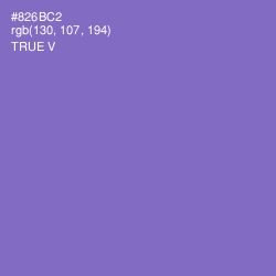 #826BC2 - True V Color Image