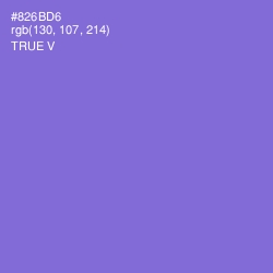 #826BD6 - True V Color Image