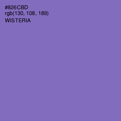 #826CBD - Wisteria Color Image