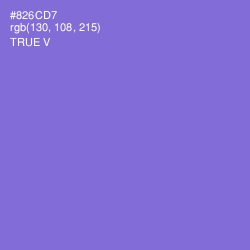 #826CD7 - True V Color Image