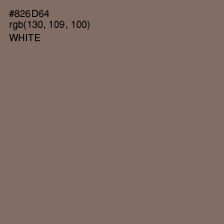 #826D64 - Sand Dune Color Image