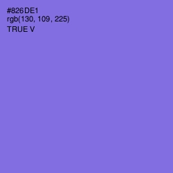 #826DE1 - True V Color Image