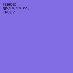 #826DE5 - True V Color Image