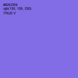 #826DE6 - True V Color Image