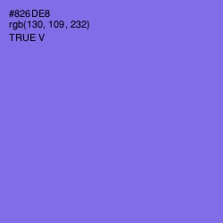 #826DE8 - True V Color Image