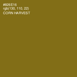 #826E16 - Corn Harvest Color Image